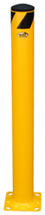 Bollards - Indoors/outdoors to protect work areas, racking and personnel - Powder coated safety yellow finish - Molded rubber caps are removable - Eagle Tool & Supply