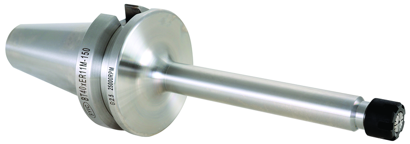 BT40 x ER16M-200mm w/ MINI-Nut - Collet Chuck - Eagle Tool & Supply