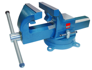 6" Drop Forged Vise - Pipe Jaws - Swivel Band and Anvil Included - Eagle Tool & Supply
