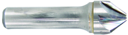 1" Size-1/2" Shank-82°-Carbide 6 Flute Chatterless Countersink - Eagle Tool & Supply