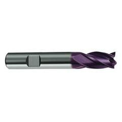 2mm Dia. x 50mm Overall Length 4-Flute Square End Solid Carbide SE End Mill-Weldon Shank-Center Cut-Firex - Eagle Tool & Supply