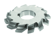 3/8 Radius - 3-3/4 x 9/16 x 1-1/4 - HSS - Left Hand Corner Rounding Milling Cutter - 12T - TiN Coated - Eagle Tool & Supply