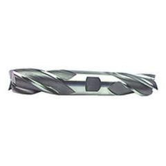 23/64'' Dia. - 3-1/2'' OAL - Uncoated HSS - Non - Center Cut DE EM-4 FL - Eagle Tool & Supply