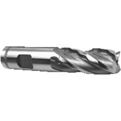 1/2" Dia. - 5" OAL - M42 - Non-Center Cut SE EM - 4 FL - Eagle Tool & Supply