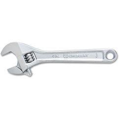 4" CHROME FINISH ADJUSTABLE WRENCH - Eagle Tool & Supply