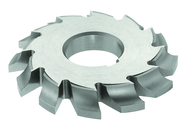 1/8 Radius - 2-1/2 x 1/4 x 1 - HSS - Right Hand Corner Rounding Milling Cutter - 14T - TiN Coated - Eagle Tool & Supply