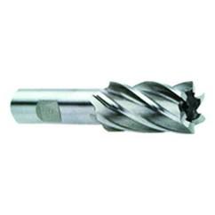 3/4 Dia. x 3-7/8 Overall Length 4-Flute Square End High Speed Steel SE End Mill-Round Shank-Center Cut-Uncoated - Eagle Tool & Supply