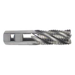 3/16" Dia. - 1/2-3/8" OAL - Coarse Pitch-Cobalt-Bright- Roughing SE EM - 4 FL - Eagle Tool & Supply