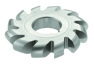 1/2 Radius - 6 x 1 x 1-1/4 - HSS - Convex Milling Cutter - Large Diameter - 14T - TiAlN Coated - Eagle Tool & Supply