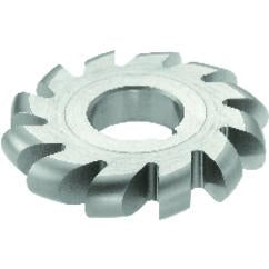 1/4 Radius - 5 x 1/2 x 1-1/4 - HSS - Convex Milling Cutter - Large Diameter - 18T - TiAlN Coated - Eagle Tool & Supply