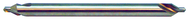 #4 x 6 OAL 60° Carbide Center Drill-Long - Eagle Tool & Supply