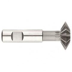 1-3/8 x 1/2 x 5/8 Shank - HSS - 90 Degree - Double Angle Shank Type Cutter - 14T - Uncoated - Eagle Tool & Supply