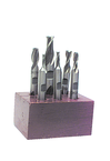 6 Pc. HSS Double-End End Mill Set - Eagle Tool & Supply