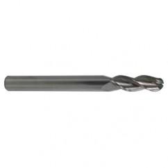 1/2 TuffCut AL 3 Fl Ctr Cut Ball Al End Mill Necked - Eagle Tool & Supply