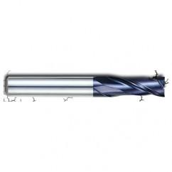 3/4" Dia. - 2" LOC - 4-1/2" OAL - 2 FL Carbide S/E HP End Mill-AlTiN - Eagle Tool & Supply