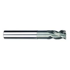 3/4" Dia. - 1" LOC - 4" OAL - 3 FL Carbide S/E HP End Mill-Uncoated - Eagle Tool & Supply