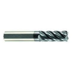 1/4" Dia. - 3/4" LOC - 2-1/2" OAL - 5 FL Carbide S/E HP End Mill-AlCrN-X - Eagle Tool & Supply