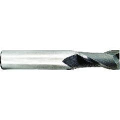 11/32 Dia. x 2-1/2 Overall Length 2-Flute Square End Solid Carbide SE End Mill-Round Shank-Center Cut-TiN - Eagle Tool & Supply