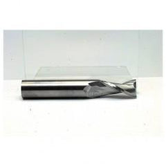 14mm Dia. x 89mm Overall Length 2-Flute Square End Solid Carbide SE End Mill-Round Shank-Center Cut-TiN - Eagle Tool & Supply