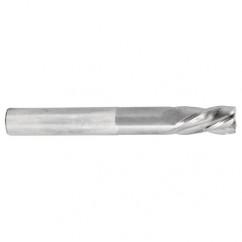 1/4 Dia. x 4 Overall Length 4-Flute Square End Solid Carbide SE End Mill-Round Shank-Center Cut-TiN - Eagle Tool & Supply