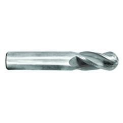 13/32" Dia. - 2-3/4" OAL - Ball Nose-TiCN Coated-SE EM - 4 FL - Eagle Tool & Supply