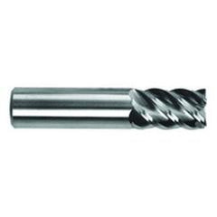 1" Dia. - 4" OAL - CBD - 60° Helix HP End Mill - 3 FL - Eagle Tool & Supply