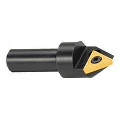 60° Point - 1-1/4" Min - 3/4" SH - Indexable Countersink & Chamfering Tool - Eagle Tool & Supply