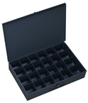 18 x 12 x 3'' - 24 Compartment Steel Boxes - Eagle Tool & Supply