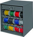 Wire and Terminal Storage Cabinet - w/Rods and Small Compartment Box - Eagle Tool & Supply