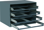 20 x 15-3/4 x 15'' - Steel Rack for Steel Compartment Boxes - Eagle Tool & Supply