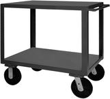 36"W x 24"D x 37-1/2"H - Shelf Stock Truck - Gray - Eagle Tool & Supply