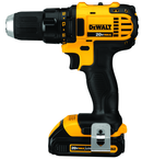 #DCD780C2 - 20V - 1/2" Chuck Size - 0 - 600 / 0 - 2000  RPM - Cordless Drill Driver Kit - Eagle Tool & Supply