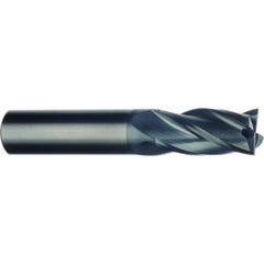 20mm Dia. x 104mm Overall Length 4-Flute Square End Solid Carbide SE End Mill-Round Shank-Center Cut-AlTiN - Eagle Tool & Supply