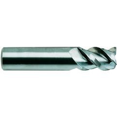 1/4-1/4-1/2-2 3Fl H-50 Stub SE CBD TiAlN-Futura Coated End Mill - Eagle Tool & Supply