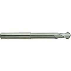 1 X 1 X 7 N.990 2Fl H-37 Ball Extended Neck Alu-Power EM - - Eagle Tool & Supply
