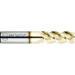 5/16" Dia. - 2-1/2" OAL - Ball Nose-Solid Carbide - Bright-Ball Nose End Mill-2 FL - Eagle Tool & Supply