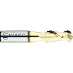 3/4" Dia. - 2-1/2" LOC - 5" OAL - .007 - .010 Radius 3 FL Carbide S/E HP End Mill-Bright - Eagle Tool & Supply