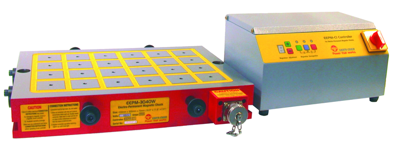 34.3" x 16.5" x 2.8" - Electro Permanent Magnetic Chuck - Eagle Tool & Supply