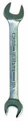 21.0 x 24mm - Chrome Satin Finish Open End Wrench - Eagle Tool & Supply