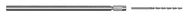 1/64" Size - 1/8" Shank - 4" OAL - Drill Extention - Eagle Tool & Supply