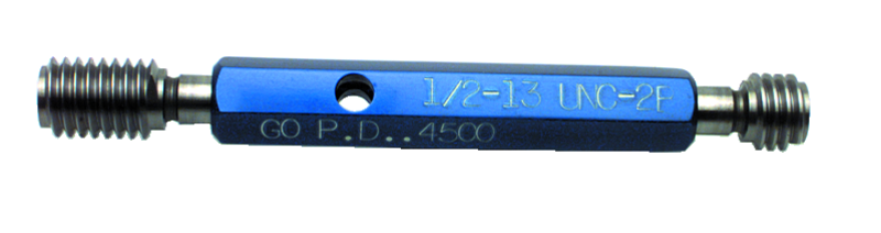 3/8-16 NC - Class 2B - Double End Thread Plug Gage with Handle - Eagle Tool & Supply