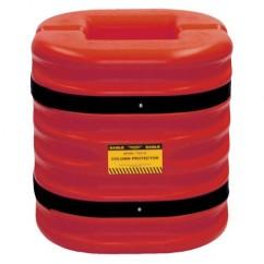 6" COLUMN PROTECTOR RED 24" HIGH - Eagle Tool & Supply