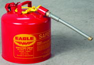 #U251S; 5 Gallon Capacity - Type II Safety Can - Eagle Tool & Supply