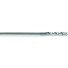 3/16 Dia. x 3 Overall Length 4-Flute Square End Solid Carbide SE End Mill-Round Shank-Center Cut-TiAlN - Eagle Tool & Supply