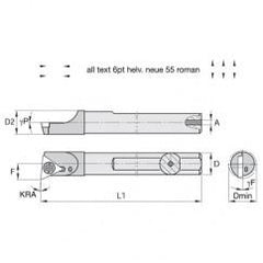 FCBI25045L CARBIDE SHANK BORING BAR - Eagle Tool & Supply