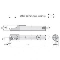 FCBI25040R CARBIDE SHANK BORING BAR - Eagle Tool & Supply
