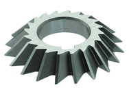 5 x 1 x 1-1/4 - HSS - 60 Degree - Right Hand Single Angle Milling Cutter - 24T - TiN Coated - Eagle Tool & Supply