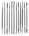 Swiss Pattern Needle File - 12 Pcs.; 6-1/2"; 2 Cut - Eagle Tool & Supply