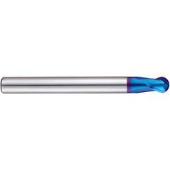 12X12X12X110 2Fl SE Stub Cut Ball Extended Neck X-5070 Power Carbide End Mill - Eagle Tool & Supply