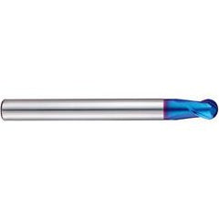 12X12X12X110 2Fl SE Stub Cut Ball Extended Neck X-5070 Power Carbide End Mill - Eagle Tool & Supply